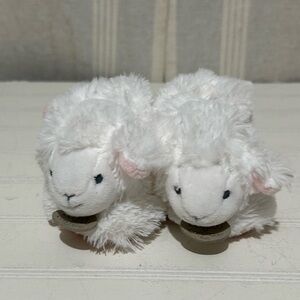 Baby Shoes Newborn Plush White Lamb Slippers DouDou Paris Booties Pink Crib Shoe